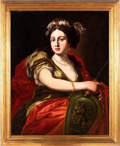 Allégorie de la Force - Artiste émilien du XVIIe siècle - Tableaux et dessins Style Louis XIV